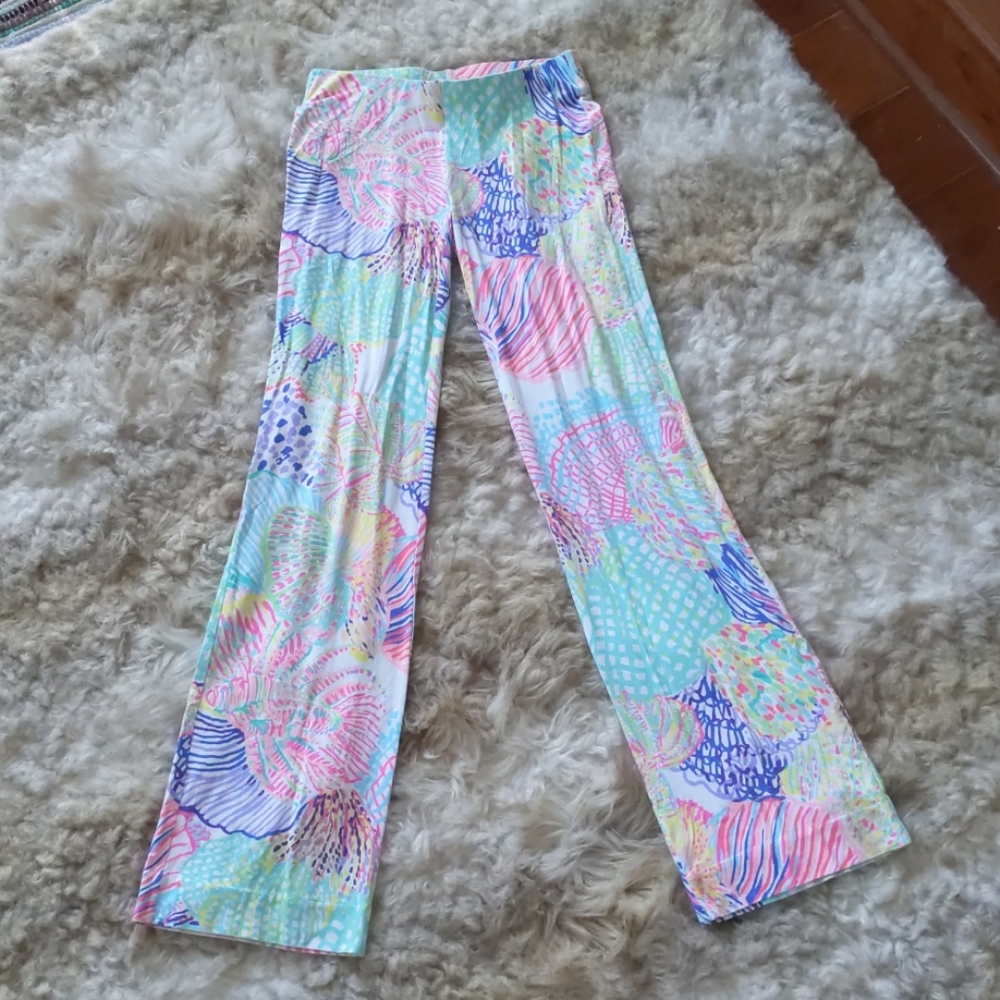 Lilly Pulitzer Wide Leg LionFish Pants